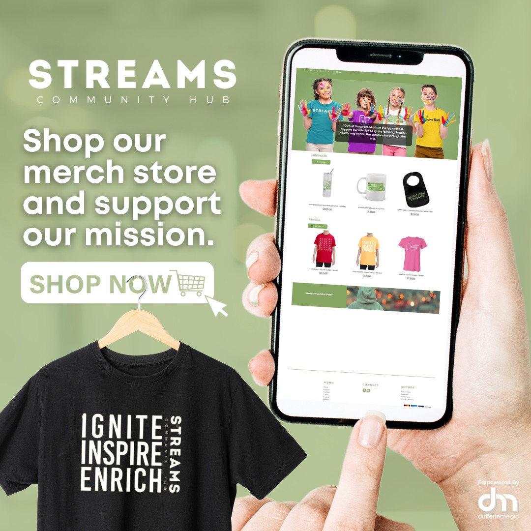 1-305 Col. Phillips Drive, Shelburne ON

We can be reached via telephone at 289-203-8202 and via email at info@streamshub.org
streamshub.org