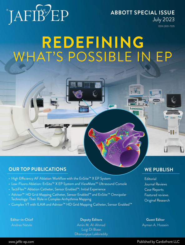 AbbottCardio's tweet image. In this special issue of @JAFIB_EP, Dr. @josoriomd delivers a multi-case analysis on our #EnSiteX EP System &amp;amp; how it can help improve procedural outcomes &amp;amp; efficiency in the #EPLab.

Uncover more case insights: jafib-ep.com

Safety Info: cardiovascular.abbott/us/en/campaign…