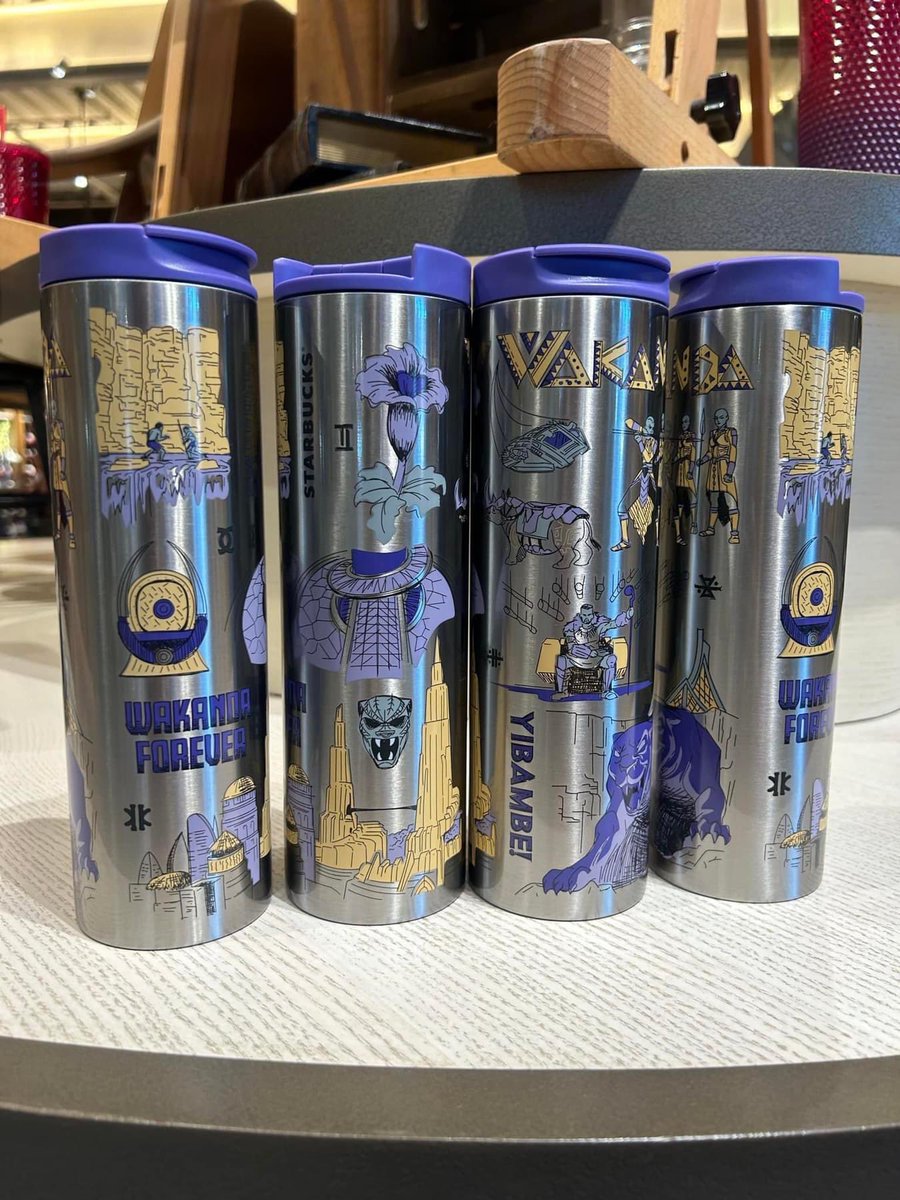ShopMouseToGo's tweet image. New and restocked from Starbucks! There’s a Wakanda tumbler and Been There series mug. the four park tumblers have also restocked.

Shipped Prices
Mug - $40
Tumbler - $50

#Starbucks #Disney
