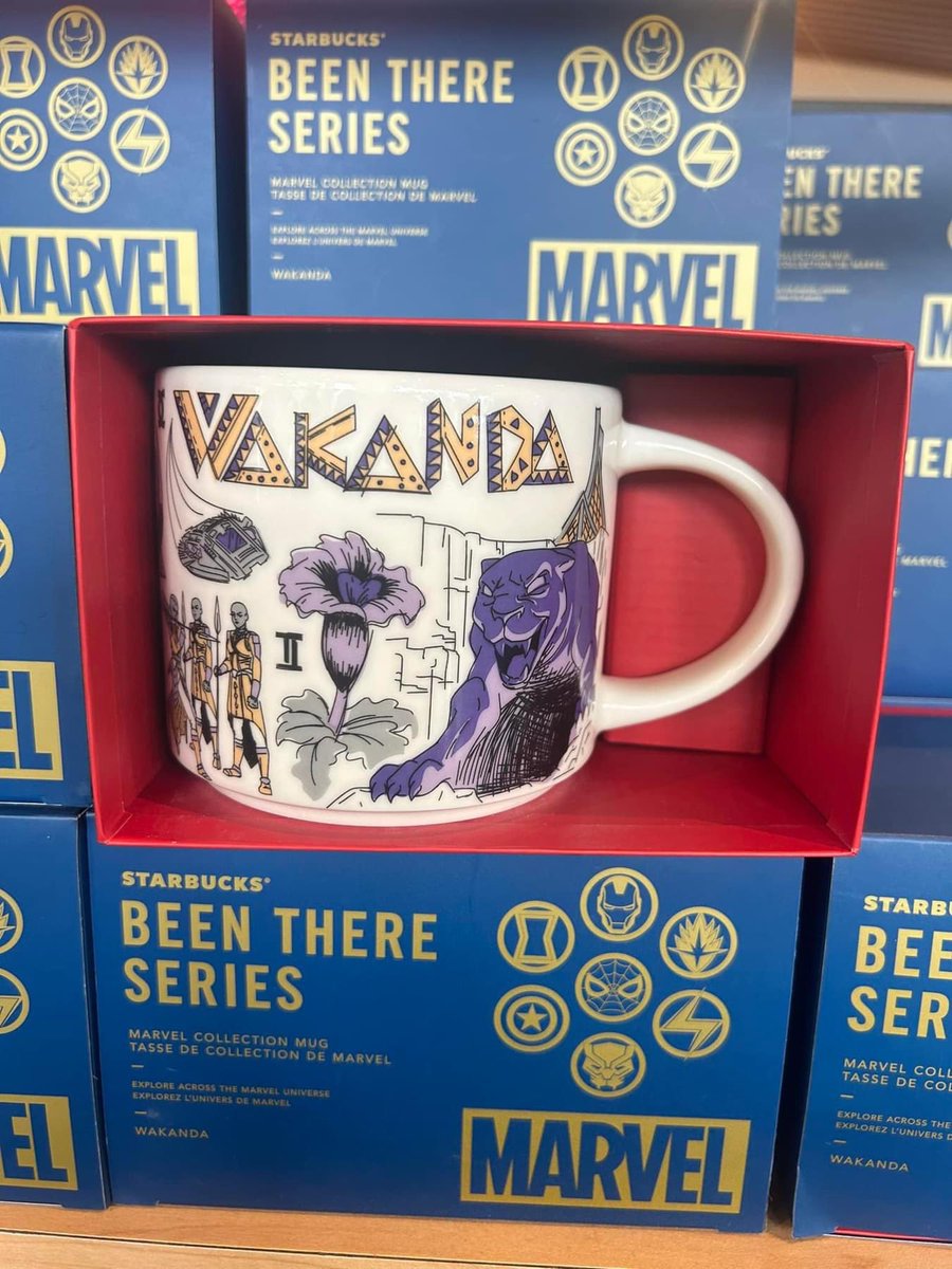 ShopMouseToGo's tweet image. New and restocked from Starbucks! There’s a Wakanda tumbler and Been There series mug. the four park tumblers have also restocked.

Shipped Prices
Mug - $40
Tumbler - $50

#Starbucks #Disney