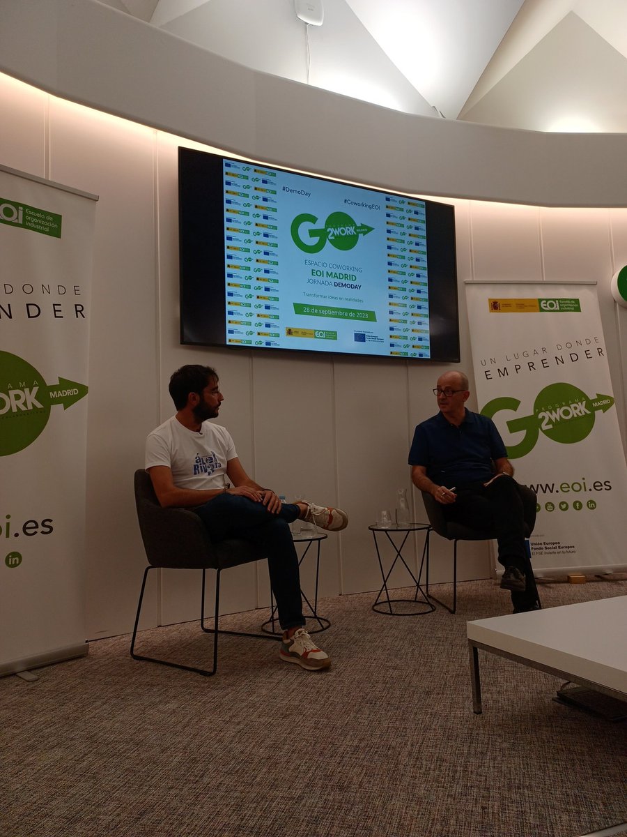 ✅No te enamores de tu idea.
✅Busca una necesidad insatisfecha del cliente a día de hoy.
✅Mira el tamaño del mercado. 
✅Cuida tu equipo.  
✅Hoy hay más oportunidades que nunca.
Ideas de CarlosRivera <a href="/clicars/">Clicars</a> en el DD del #CoworkingMadrid <a href="/eoi/">EOI</a> con AlejandroViesga <a href="/revistaemp/">revistaemprendedores</a>