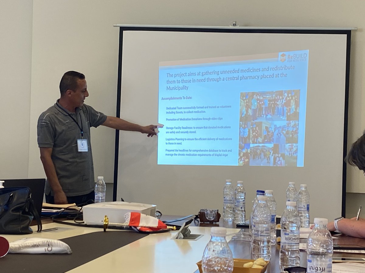 ReBUILD for Resilience (@rebuildrpc) on Twitter photo A super busy first day at our consortium workshop and it’s #ReBUILDinBequaa! We’ve come to the location of the <a href="/FHS_AUB/">Faculty of Health Sciences at AUB</a> learning site. This afternoon we heard about the great work being done by the <a href="/AnjarMajdal_mhc/">Majdal Anjar Municipal Health Committee</a> and met the people delivering to both Lebanese & Syrian refugees A super busy first day at our consortium workshop and it’s #ReBUILDinBequaa! We’ve come to the location of the <a href="/FHS_AUB/">Faculty of Health Sciences at AUB</a> learning site. This afternoon we heard about the great work being done by the <a href="/AnjarMajdal_mhc/">Majdal Anjar Municipal Health Committee</a> and met the people delivering to both Lebanese & Syrian refugees