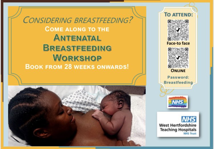 whhtmaternity's tweet photo. Our fabulous Infant Feeding Team hold regular Antenatal Feeding Workshops. Please follow the link to book 👇🏻

https://t.co/SWr4UGczv5 https://t.co/p1ROKfpdmT