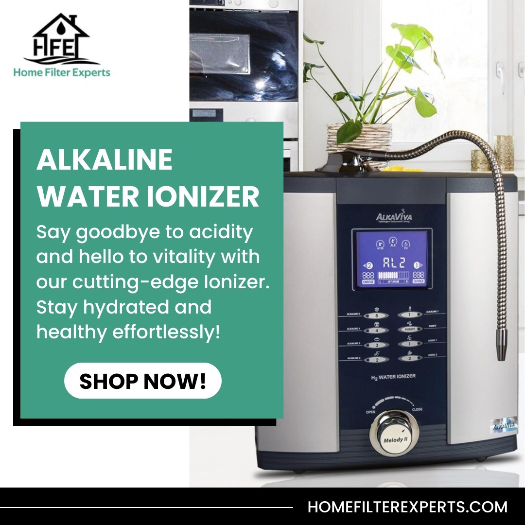 Unlock the Power of Alkaline Water IONIZER! 🚰⚡ Say goodbye to acidity and embrace vitality with our cutting-edge Ionizer. Stay hydrated and healthy effortlessly! Shop now at HOMEFILTEREXPERTS.COM. 💧🌿
.
.
#AlkalineWater #HealthyHydration #ExploreNow #HomeFilterExperts