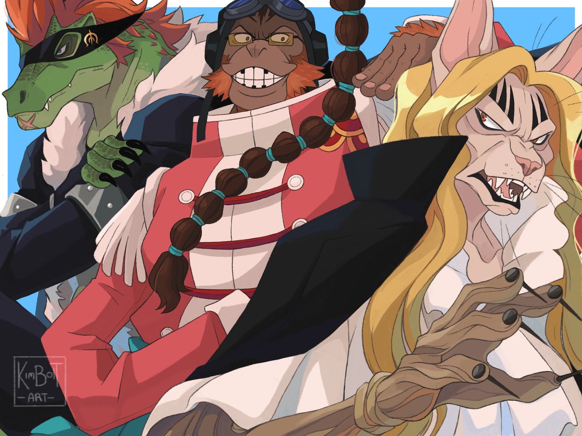 「One Piece Worst Generation minks/furries」|KimboltarTのイラスト