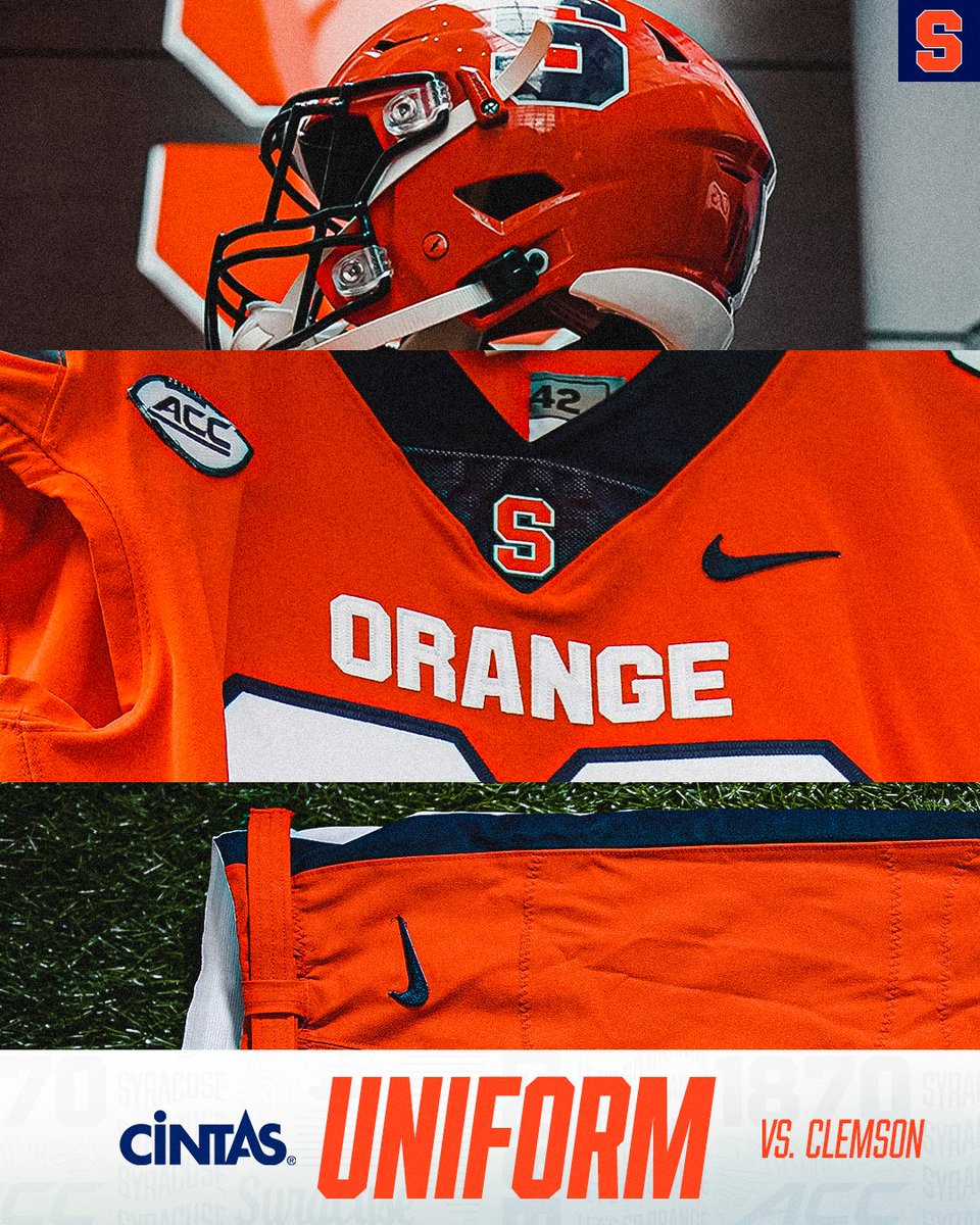 Cuse's tweet photo. ORANGE OUT!! ๐
@CintasCorp is the official uniform supplier of the JMA Wireless Dome. https://t.co/NosSNzsL9C