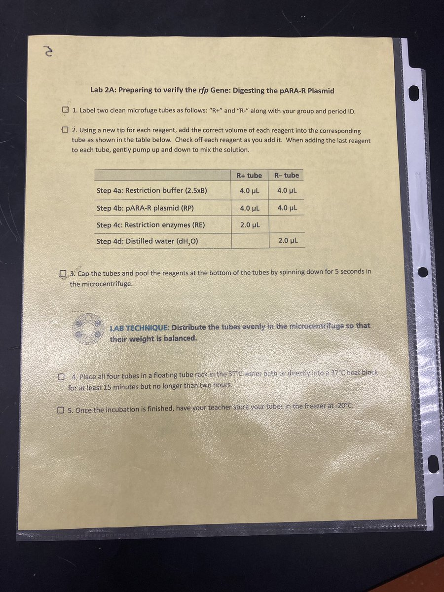 ABEProgOffice's tweet photo. Tips from our ABE lab techs! Consider using a procedure checklist with teachers and students. They can easily use a dry erase marker to check off the steps they have completed! #ABElabtech23 #GBW23 @Amgen https://t.co/WFTaTroN4q