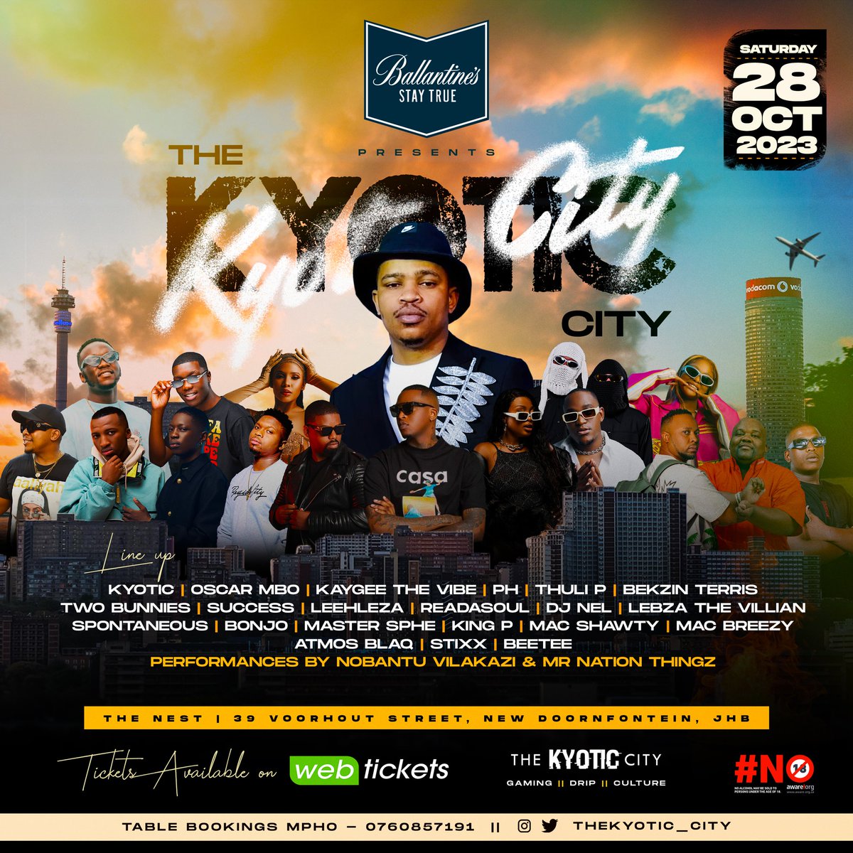 kyotic's tweet photo. Turn my birthday into a lifestyle ⚡️🌪
Doing my annual birthday festival on the 28th of October 23. 
Doors Open at 12. Come through early for the day vibes, games, music, food stalls, etc...
Lit Times Only ⚡️🌪
#KyoticCity

Tickets link: https://t.co/kxxvmqtp9b https://t.co/vAXgegWgib