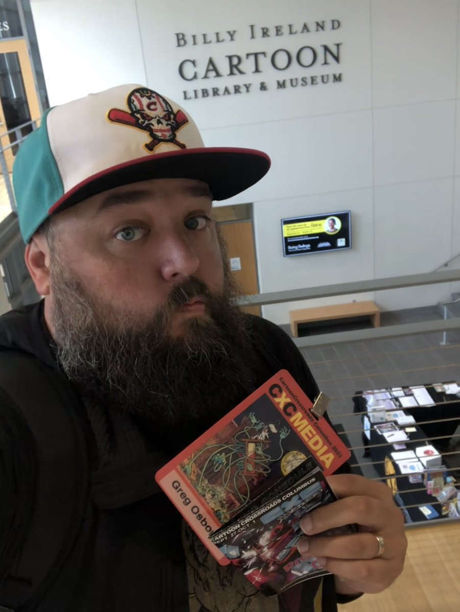 beardedcomicbro's tweet photo. Cartoon Crossroads Columbus is finally here!!! Looking forward to a great weekend. Let’s do this @CXCFestival #comics #comicbooks #beardedcomicbro #cxc23 https://t.co/kUCLAb8Dt0