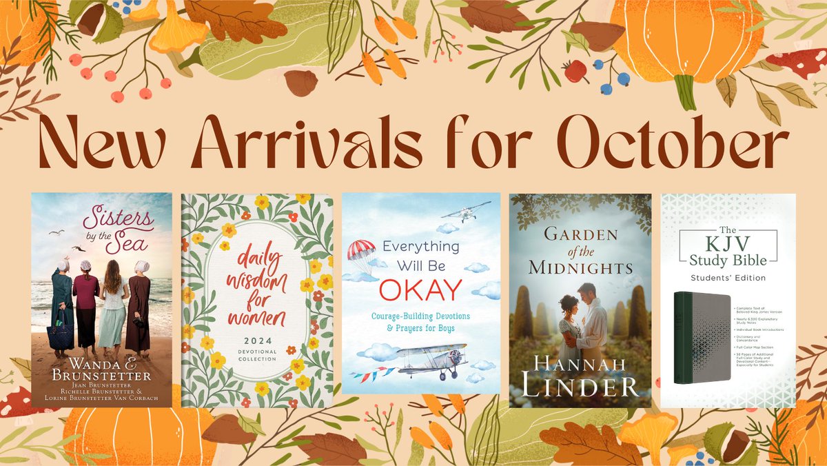BarbourBuzz's tweet photo. New month, new books! Which one are you most excited to pick up?

See the full list of new books here: https://t.co/rLpLFQLsyB https://t.co/HqnlnJryvG