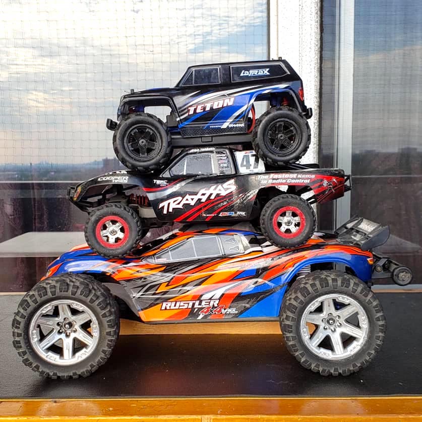 🥇🥈🥉 Pick your 3 favorite #Traxxas #RC trucks by SCALE 👇🏼:
1/10 scale — 
1/16 scale — 
1/18 scale — 
Pro scale — 
X-Truck scale — 

[[Model # 67076-4 // 70054-1 // 76054-5]] #Rustler4X4 #Traxxas116Slash #LaTraxTeton
#FastestNameInRadioControl
#TraxxasFanPhoto 📸: Kevin Peters