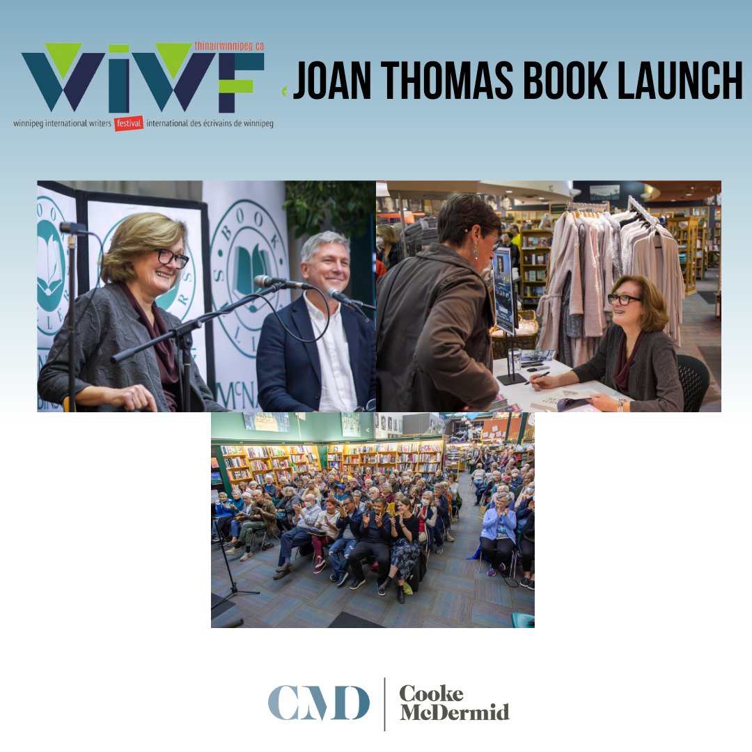 Thank you to @WPGTHINAIR and @mcnallyrobinson for hosting a wonderful launch for @JoanThomas_Sky 's WILD HOPE! Thank you to the attendees, for giving Joan a warm welcome.