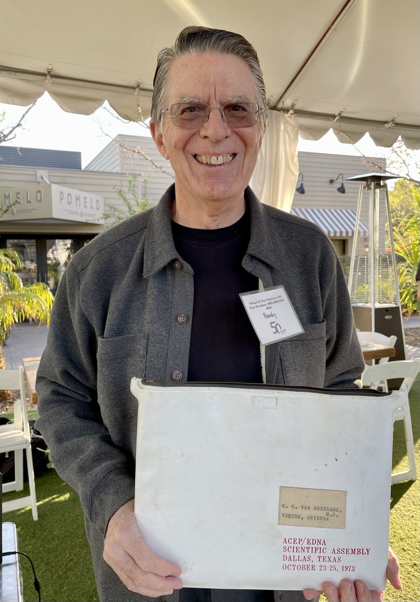 Golden Anniversary Membership Congratulations to Dr. Randy Van Nostrand, MD...who served as our chapter president...twice!  @ACEPNow