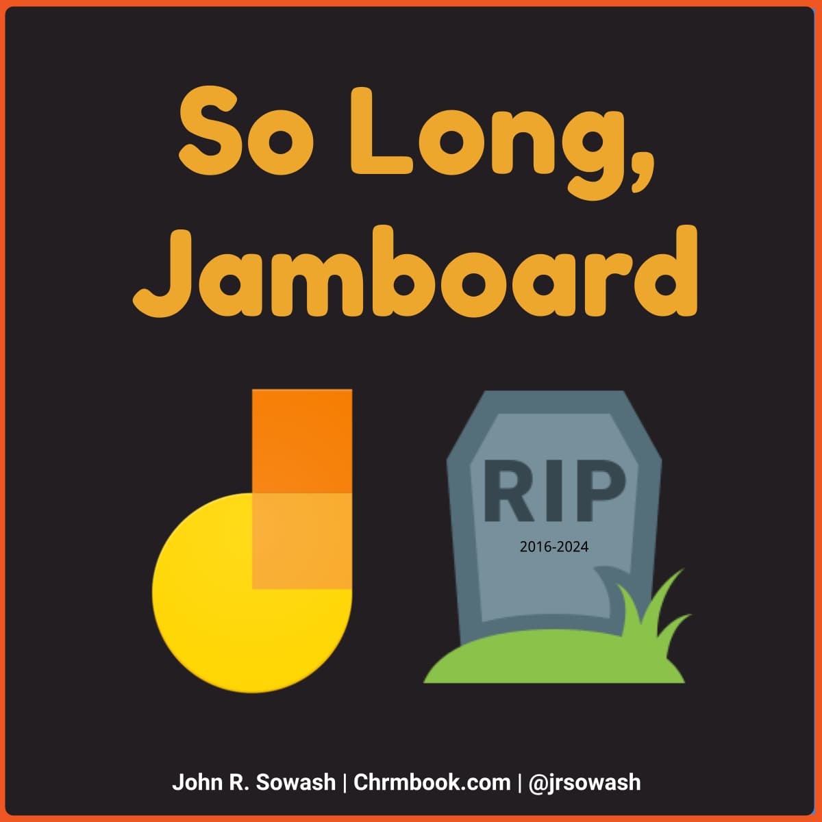 Some sad news just announced by Google....#Jamboard has been discontinued. 😢

Official announcement: tinyurl.com/2d392xfg

You CAN continue to use Jamboard until October 1, 2024 (1 year). After this date, you will no longer be able to create new Jam files.

I put together a