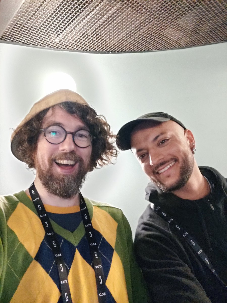 At the front desk of #CamundaCon with my #bestie Hans