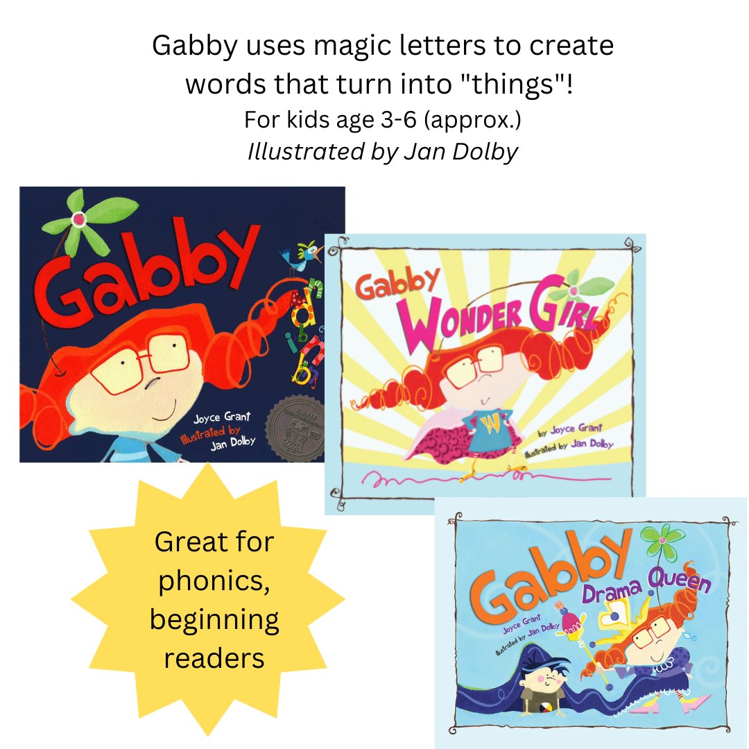 Using phonics in the classroom? Gabby is a great picture book series--fun, quirky stories that use phonics to bring "things" to life! 
gkreading.com/2023/09/gabby-…