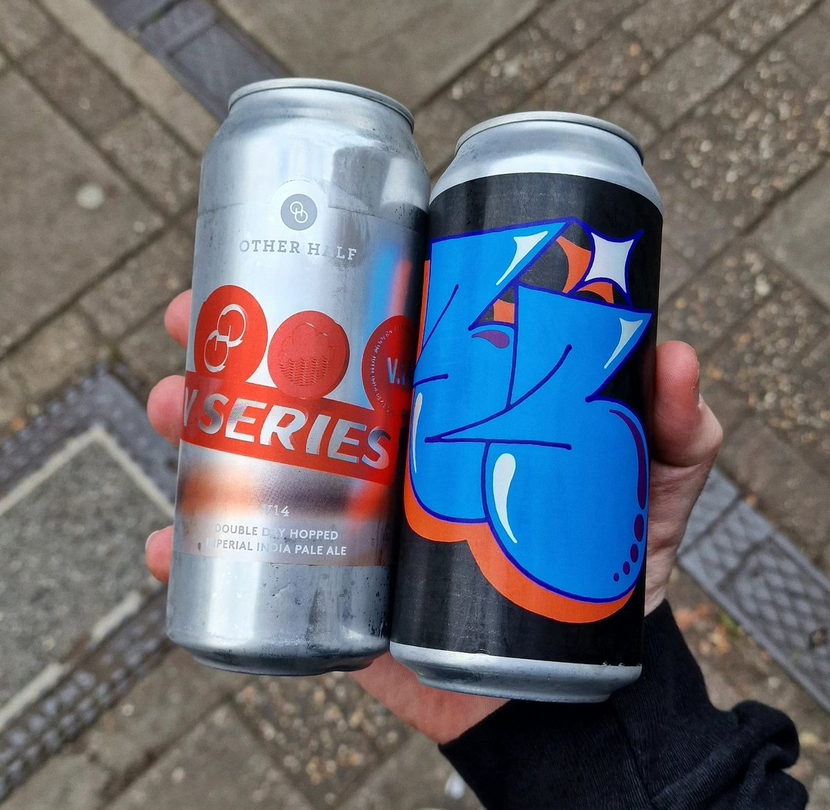MicroBeers's tweet image. Cast your eyes over these two mega collabs. On the left we've got the @OtherHalfNYC brewer version of @cloudwaterbrew's v14 and on the right we have the @Omnipollo brewed version of Three Times Three! Now in store and online. 

🛒 micro-beers.co.uk