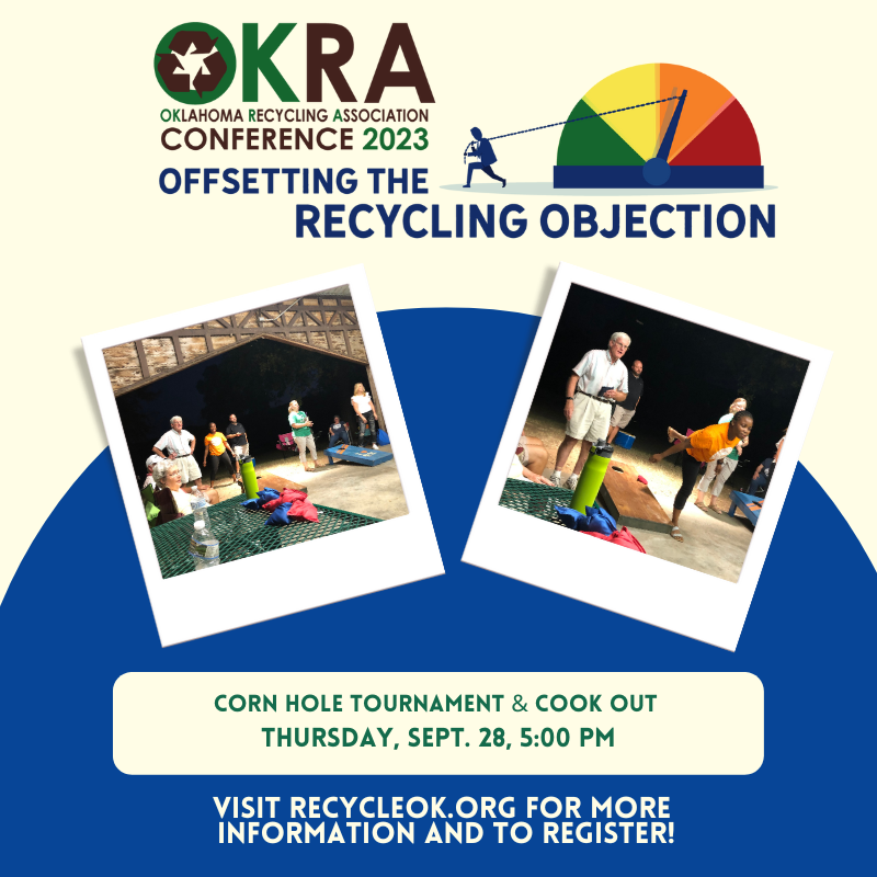 Taking place TODAY! We can't wait to kickoff this year's OKRA Recycling Conference.
