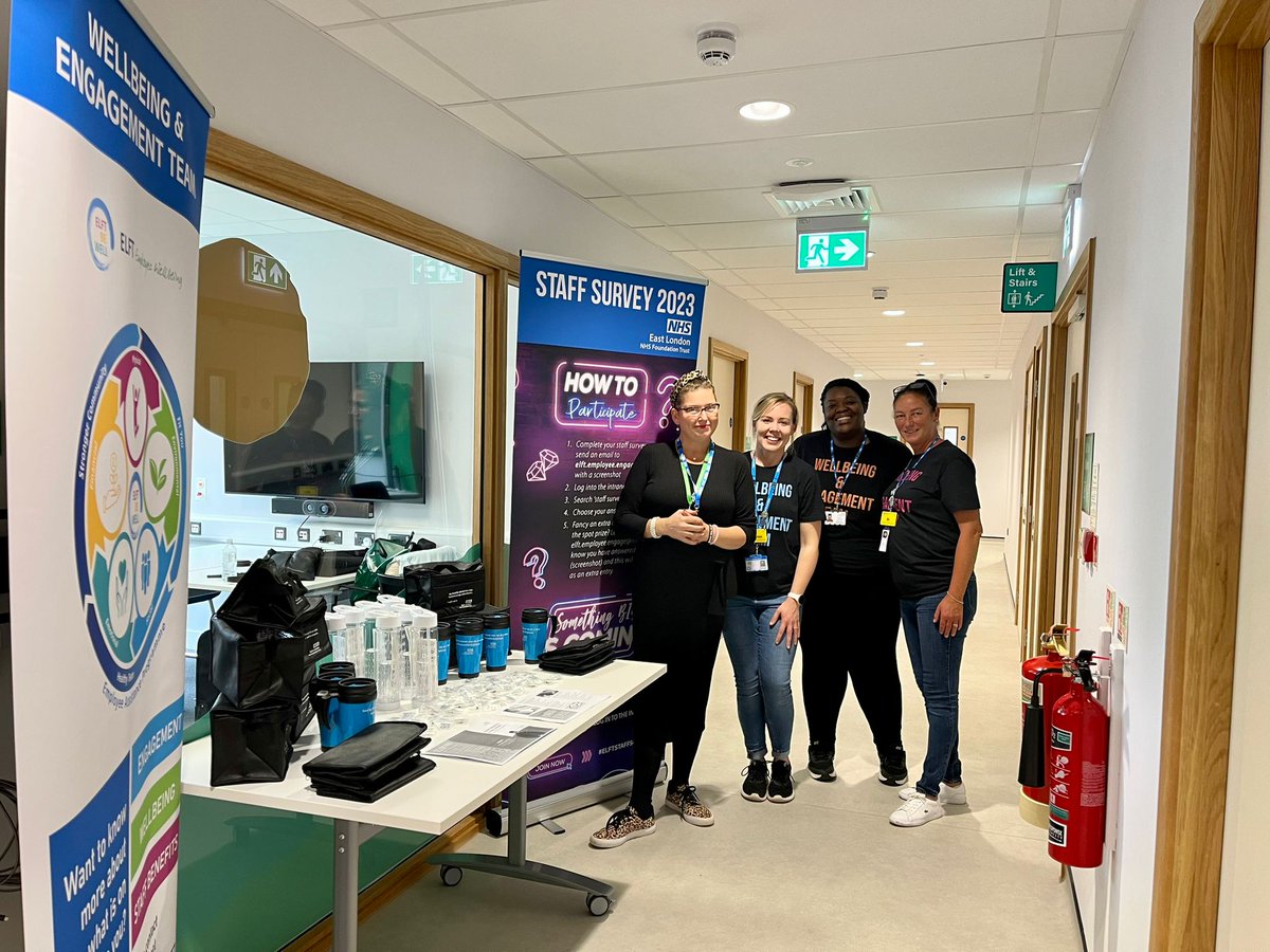 NHS_ELFT's tweet photo. ๐ธ Some snapshots from yesterday's #ELFTStaffSurveyRoadshow! Great to see so much enthusiasm and engagement from the team. Stay tuned for more updates on our staff survey campaign. #ELFTFeedback #TeamELFT https://t.co/AkwEDZdbI3