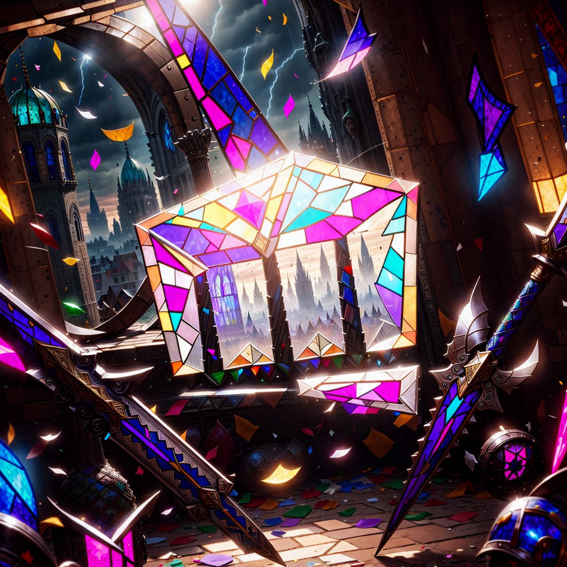 Jamaltalioui's tweet photo. Scenes for my Upcoming Video, Riot games logo in a different League of Legends skin lines
#LeagueOfLegends  #lol #RiotGames #Ai #AiArt #AiArtCommunity #MadeWithAi #AiVideo #Midjourney #PikaLabs  #storytelling #Keyframe #filmmaking https://t.co/hNgJK7JBDA