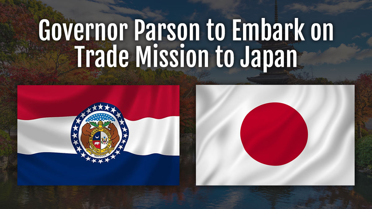 We soon embark on Trade Mission to Japan. Japan is a top source of foreign direct investment and key trade partner for Missouri, with more than $455 million in exports in 2022. The Trade Mission is funded by @HawthornMO, a Missouri nonprofit organization. governor.mo.gov/press-releases…