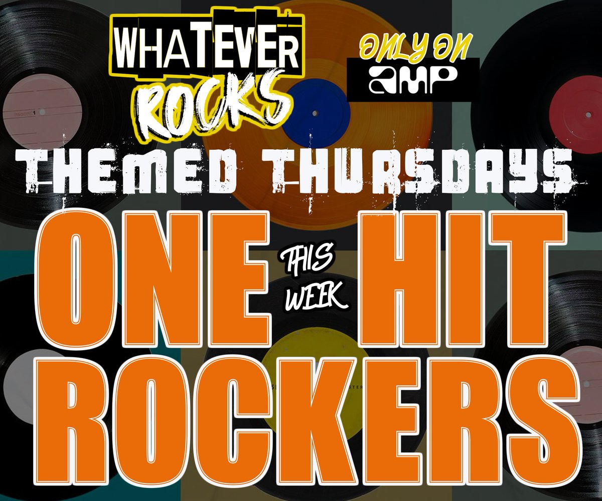 whateverwithmo's tweet photo. The one hit wonders of the rock world -- it's what @molightning rocks today for Themed Thursday on Whatever Rocks 🤘

Listen along, suggest your own One Hit Rocker between 1-3pm (Eastern):

https://t.co/Z5Km7wvnbu

#whateverwithmo #onehitwonders #rockstream https://t.co/Y2pi45UcHm