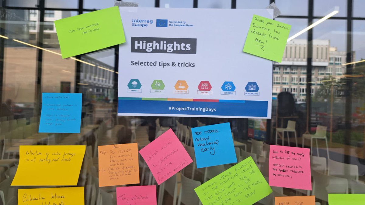 CARESProje44812's tweet image. The last day of #ProjectTrainingDays is behind us. Today was everything about @interregeurope communication. Thank you for giving us useful tips and advices. 
Now is time to make projects’ more and more effective. 
@CARESProje44812 was also there 🤩