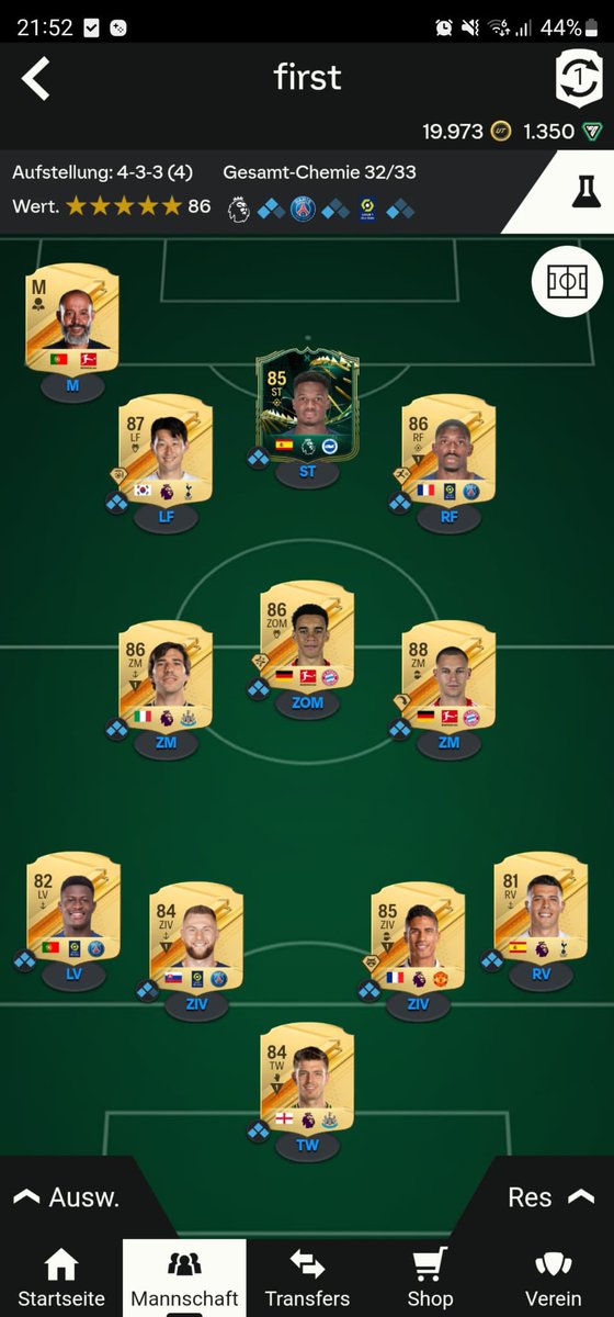 nxgaming_de's tweet photo. In den kommenden Tagen präsentieren wir euch die #EAFC24 Teams unserer Fifa Spieler.

Heute starten wir mit @MarcelD21X! 
Das ist sein aktuelles Team👇🏼 https://t.co/xSrBs2eKNW