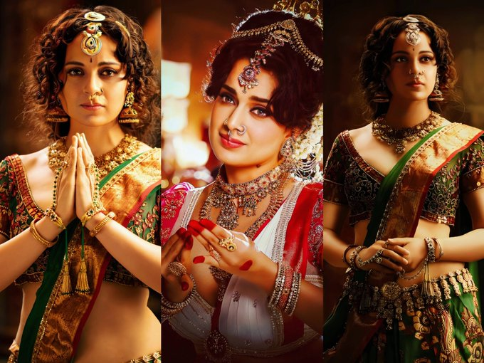 TradeBOC's tweet photo. South India's warm embrace for #KanganaRanaut! ❤️🙌 #Chandramukhi2 winning hearts, and the love is pouring in! 🎉 Welcome back, Kangana! 🌟 #SouthIndianCinema #TamilCinema  #KanganaRanaut https://t.co/nlorHqJqpQ
