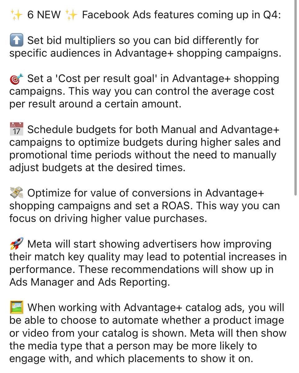New Facebook Ads updates: