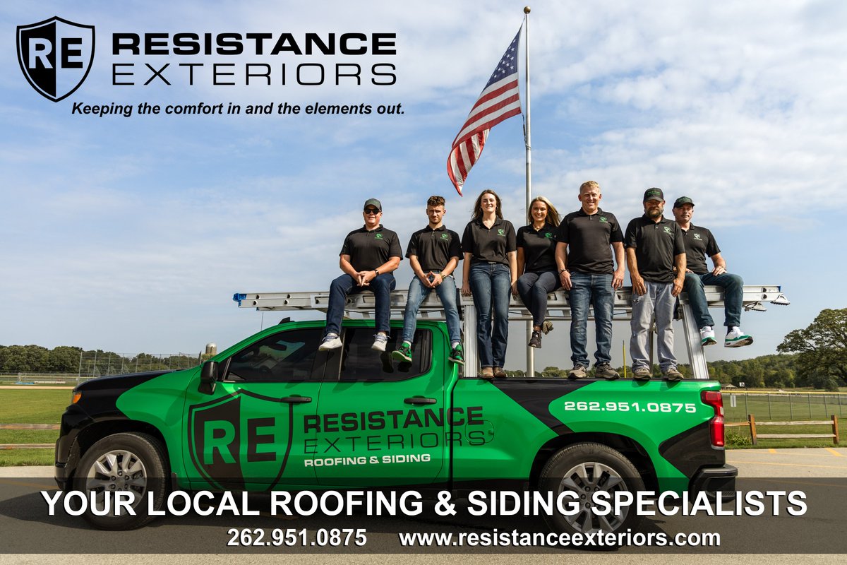 ResistanceExter's tweet photo. It's not winter yet!  We're still replacing roofing systems and are happy to perform a no cost inspection and estimate for you.  https://t.co/tnAKlJDeNP #lakecountrywi https://t.co/4bT5gdFgIb