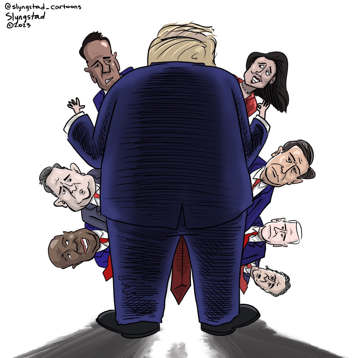 Seven candidates tried their best to stand out from Trump. #GOPDebate #RepublicanDebate #PartyOfTrump