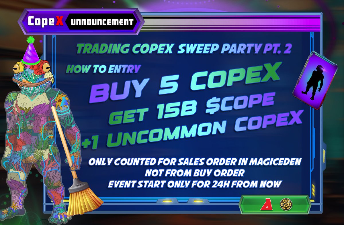 copecoinsol's tweet image. Hello Ribbits fam
We increase the rewards !! 

#SolanaNFTs #CopeX #ArmourX