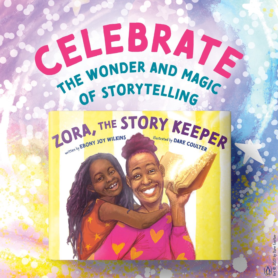 Meet Zora & Aunt Bea! A young Black girl and her aunt celebrate the wonder and magic of their family’s legacy through storytelling. To order: penguinrandomhouse.com/books/617806/z… #kidlit #childrensbooks #picturebook 💓 @darecoulter @AgentHenkin @joannananamc @KokilaBooks @penguinkids