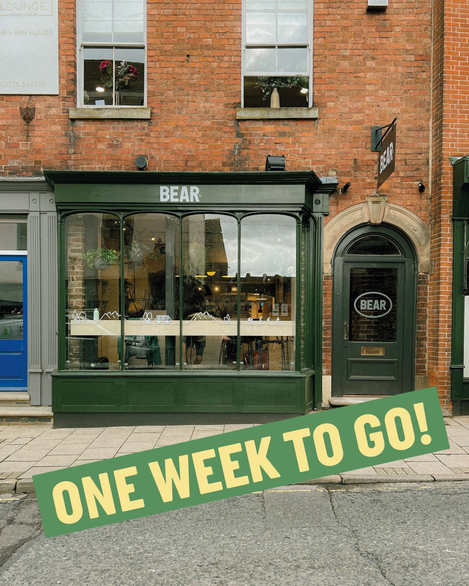 ASHBOURNE, it's almost tiiiiiime! 🥳 To celebrate us opening next Thursday, we'll be giving away coffees for just £1 all day on opening day! ✨

Book now: bemorebear.co/pages/book-now

(Offer valid at BEAR Ashbourne ONLY on 05.10.23, 8am - 5pm.)⁠
#ashbourne #peakdistrict #derbyshire