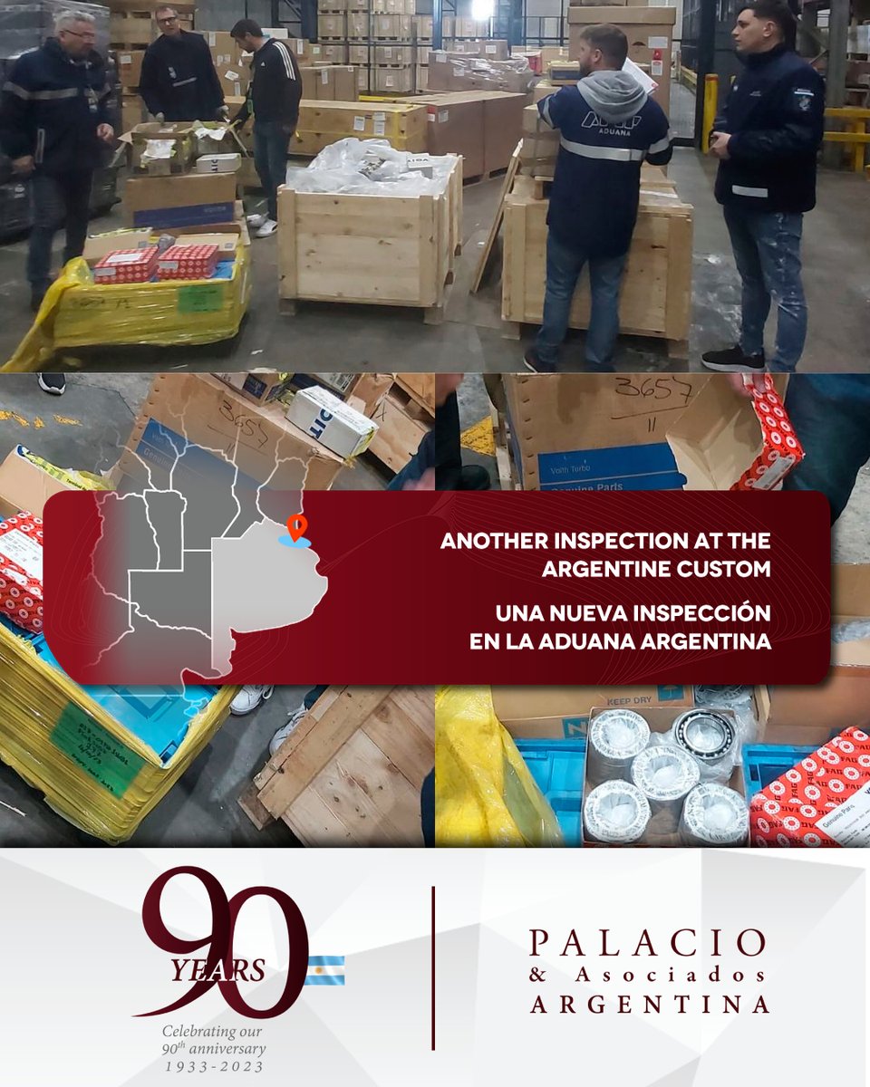 PalacioYAsoc's tweet photo. Trademark Protection in Argentine Customs: A New Raid by Our Anti-Piracy Team.

At Palacio &amp; Asociados, we receive daily alerts from Customs regarding suspicious merchandise. Recently, our team carried out a new verification triggered by an alert about an unauthorized importer. https://t.co/snvJ3QPVXM
