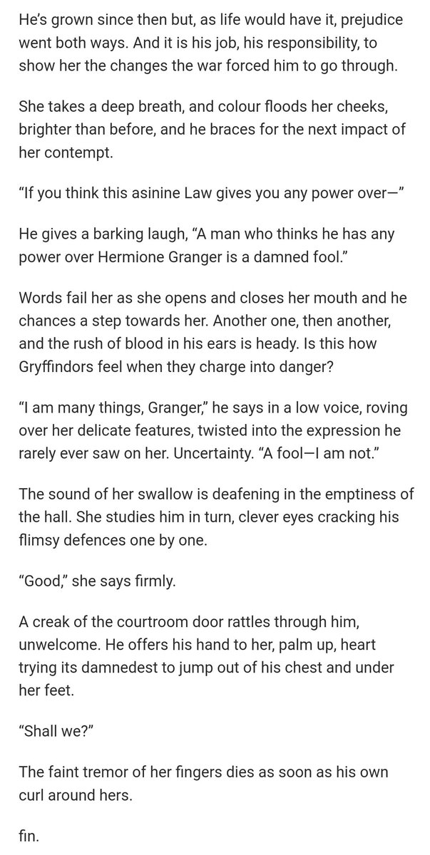 // marriage law , pining Draco 

having an extremely strong urge to expand on this old ficlet🫠