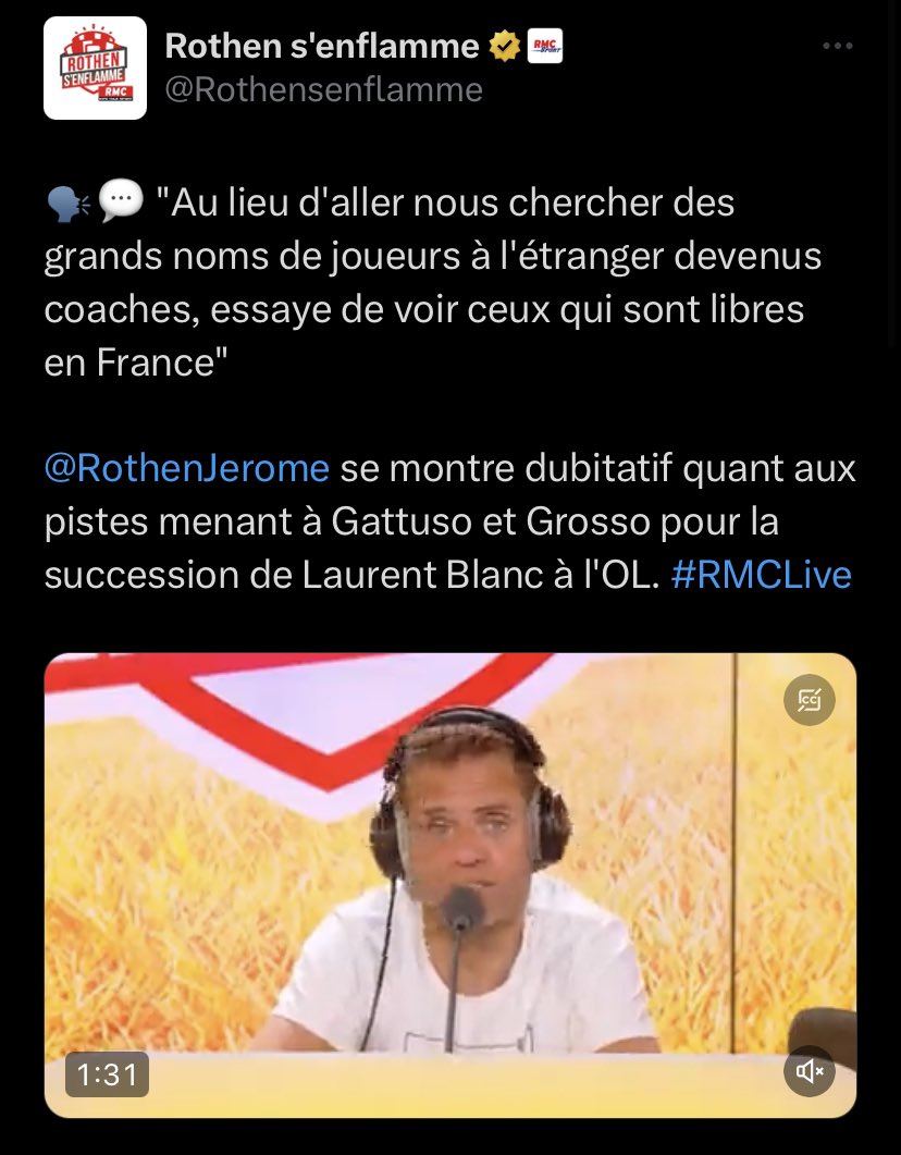 ChakourOptimist's tweet photo. Donc c'est ça votre métier??
Gattuso à Lyon....😭❌️
Gattuso à Marseille...🔥🔥✅️

Voici le raisonnement de #Rothen en un mois et sur la même personne. Merci beaucoup pour l'amour et le professionnalisme mon gars 😁😁😄🤣 https://t.co/q4RS7ZhbHg