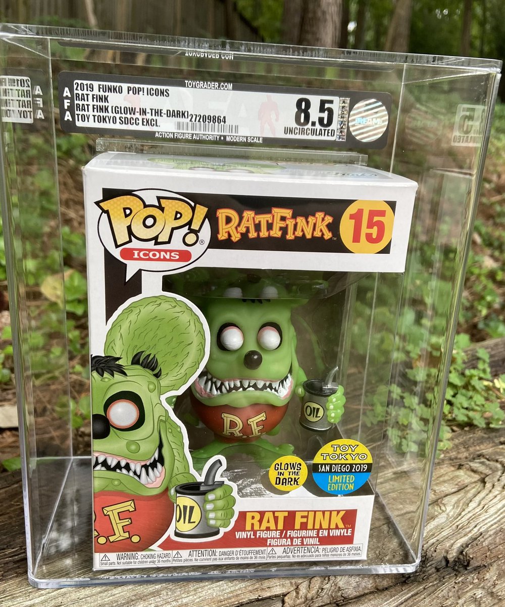 🚨GRADED FUNKO GIVEAWAY🚨

In celebration of <a href="/veve_official/">VeVe | Digital Collectibles</a>’s new partnership with <a href="/OriginalFunko/">Funko</a>, we’re collaborating with <a href="/UpUp_Crypto/">UpUpCrypto ⭕️ 💙☠️ ⬆️ 🐰🦇</a> to give away this AFA Graded (Uncirculated) 2019 SDCC Exclusive Glow-In-The-Dark “Rat Fink”! Perfect collectible for your Halloween mantel!