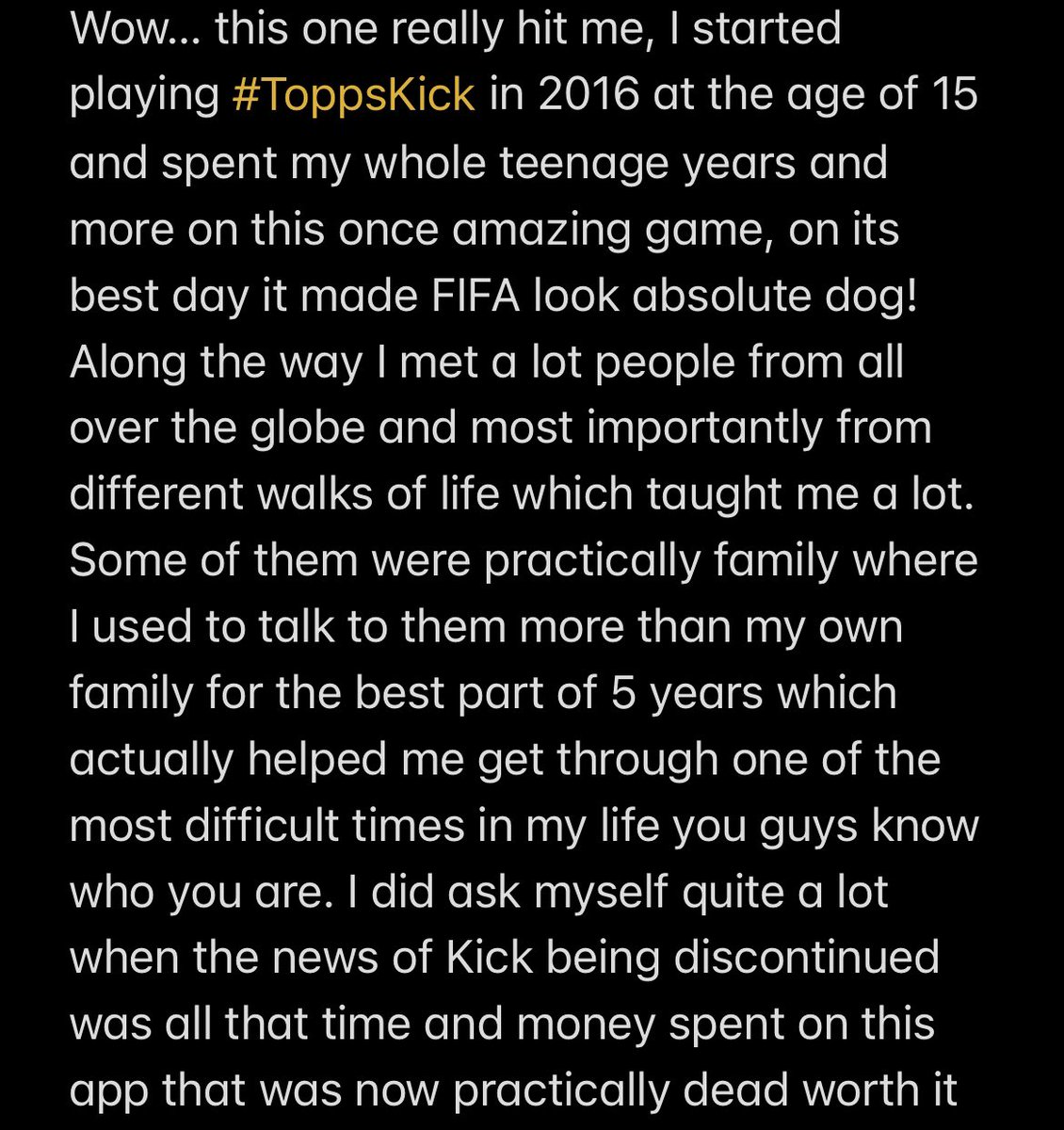 _FARAZ_01's tweet photo. The End ππ½ #ToppsKick https://t.co/qMpxMzKocM