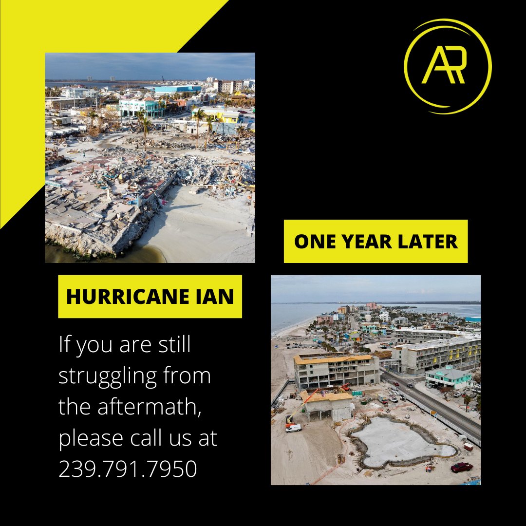 lawdefined's tweet image. We want to offer our services if you are still having to deal with insurances companies that won’t pay out, please contact us so we can take care of this for you at 239-791-7950. #swflstrong #hurricaneian #oneyearlater #hurricaneiandamage #propertydamage #insuranceclaims