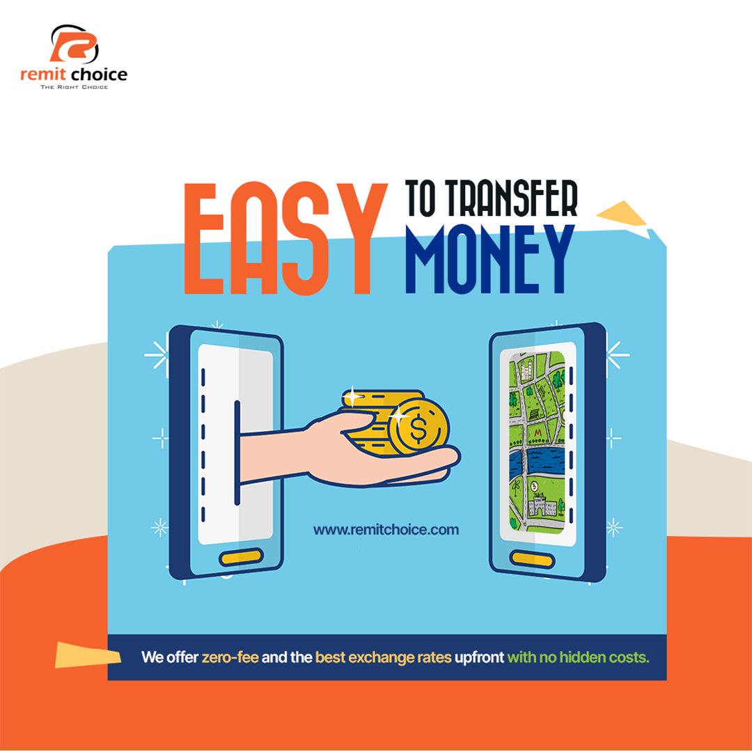 remitchoice's tweet image. Simplify your financial world with Remit Choice – your ideal companion for seamless, stress-free money transfers every time. 💼💸 

#RemitChoice #SimplifyFinance #SeamlessTransfers