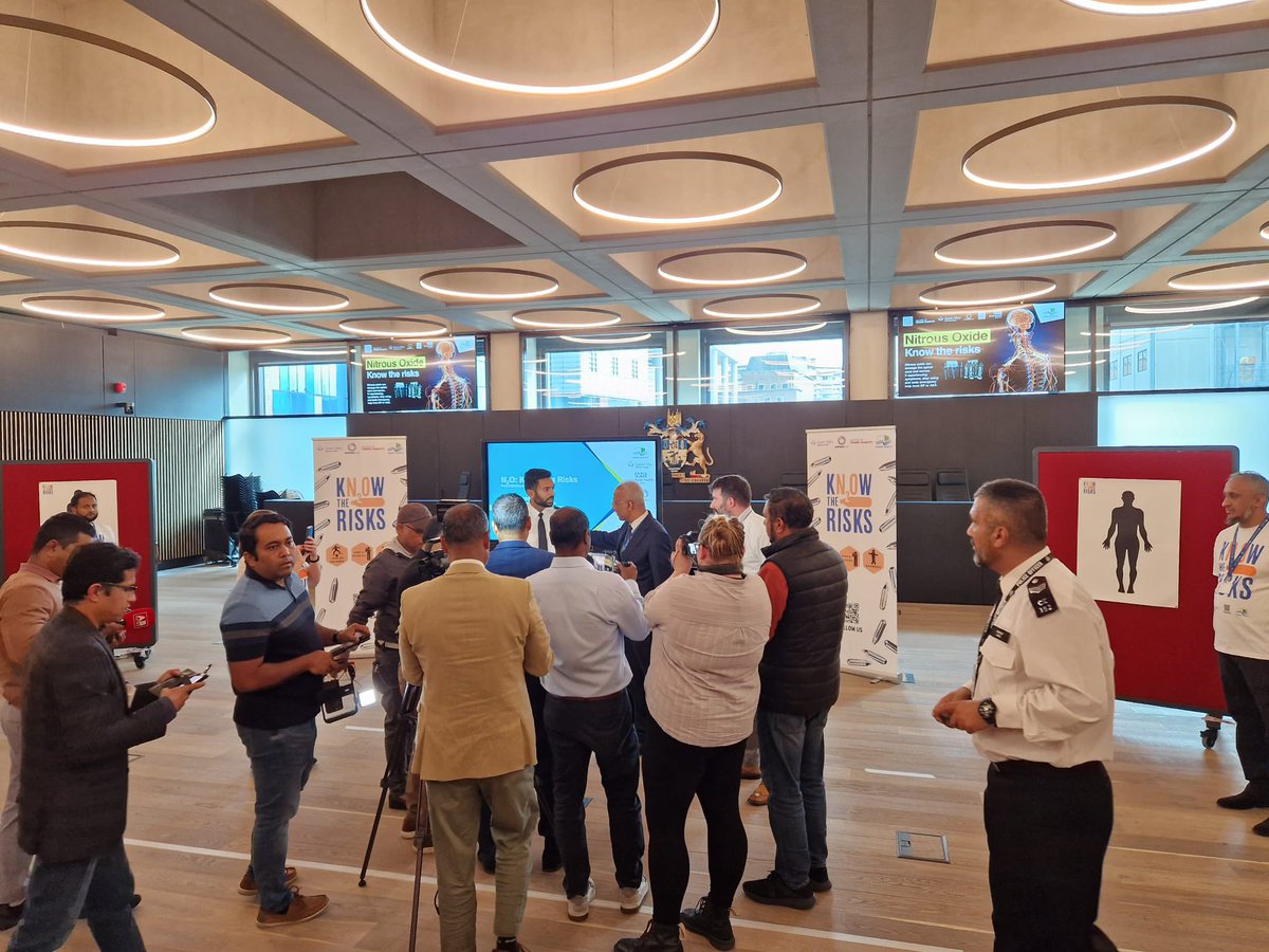 Today we had a launch event for our joint project between <a href="/TowerHamletsNow/">Tower Hamlets Council</a> and <a href="/QMUL/">Queen Mary University of London</a> on preventing neurological and societal harm from nitrous oxide misuse. Thank you to <a href="/OsmaniTrust/">Osmani Trust</a> <a href="/NHSBartsHealth/">Barts Health</a> <a href="/MPSTowerHam/">Tower Hamlets Police</a> <a href="/LutfurRahmanTH/">Lutfur Rahman</a> <a href="/predictPD/">Alastair Noyce</a> and many more!