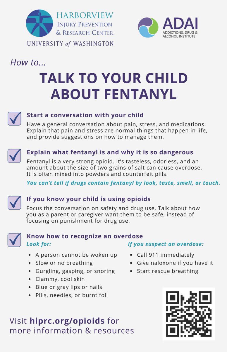 HIPRC's tweet photo. If your child is using fentanyl, they could quickly develop an addiction. You play an important role in keeping them safe. Talk to them today about avoiding opioids like #fentanyl.

https://t.co/CtBLn4vzgq https://t.co/ETdyLW2ZMB