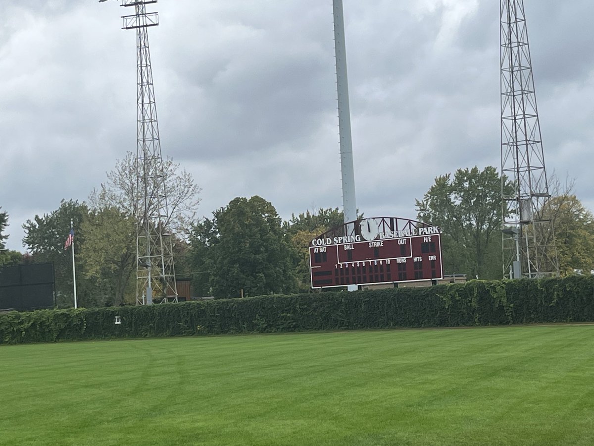 What a ballyard. First time I saw Dave Winfield (and brother Steve) was here in Cold Spring. Billy Peterson brought Attucks-Brooks Legion team here &amp; hometown fans packed the place on a Saturday night. I covered it for the once fully-staffed St. Cloud Times.