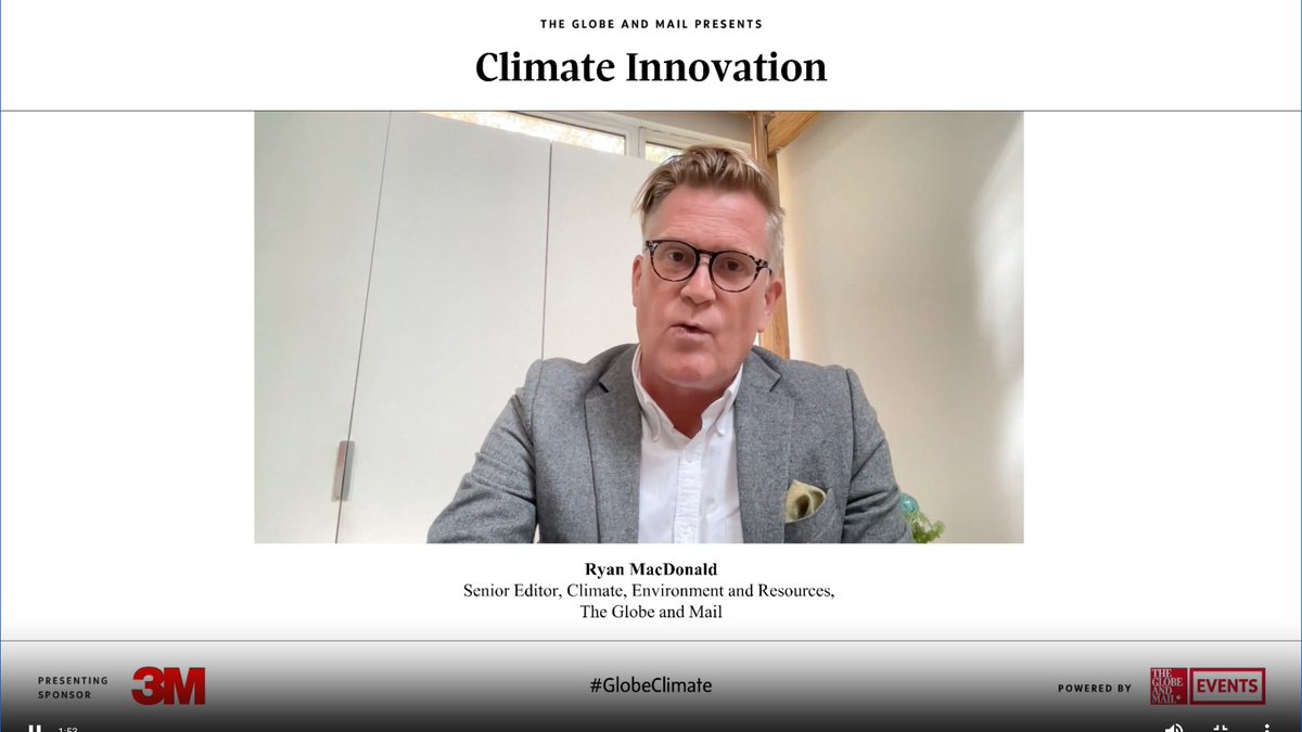 TheGlobeEvents's tweet photo. HAPPENING NOW: Climate Innovations - How are business leaders leveraging technology and partnerships?

OPENING REMARKS, @rmacofglobe, Senior Editor - Climate, Environment and Resources, @globeandmail

#GlobeClimate https://t.co/FI4Aes88rd
