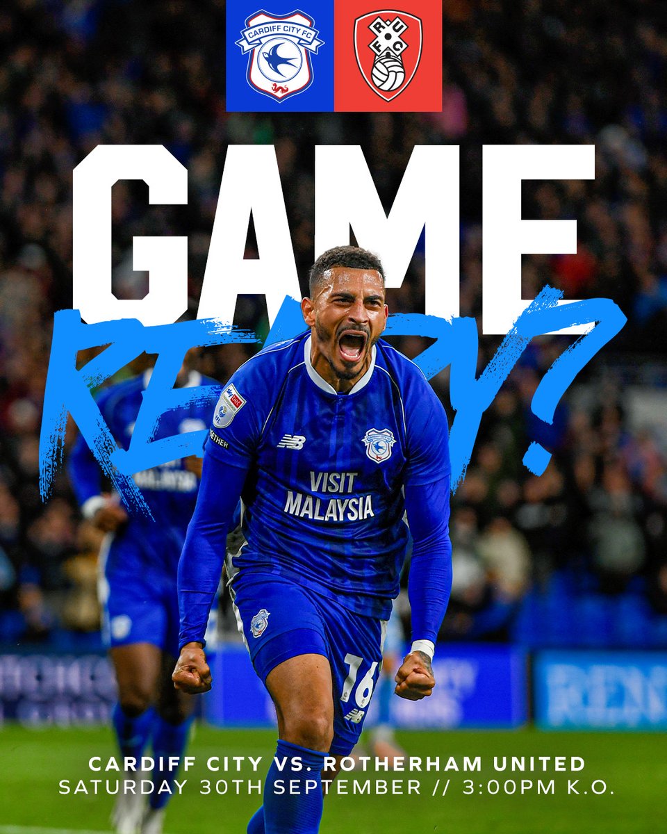 We have limited availability for Saturday’s fixture against <a href="/RotherhamUnited/">Rotherham United</a>❗

Join us to cheer on the #Bluebirds whilst enjoying a 1st class matchday experience! 🥂

Book now 📞 03333 11 1921

#CityAsOne