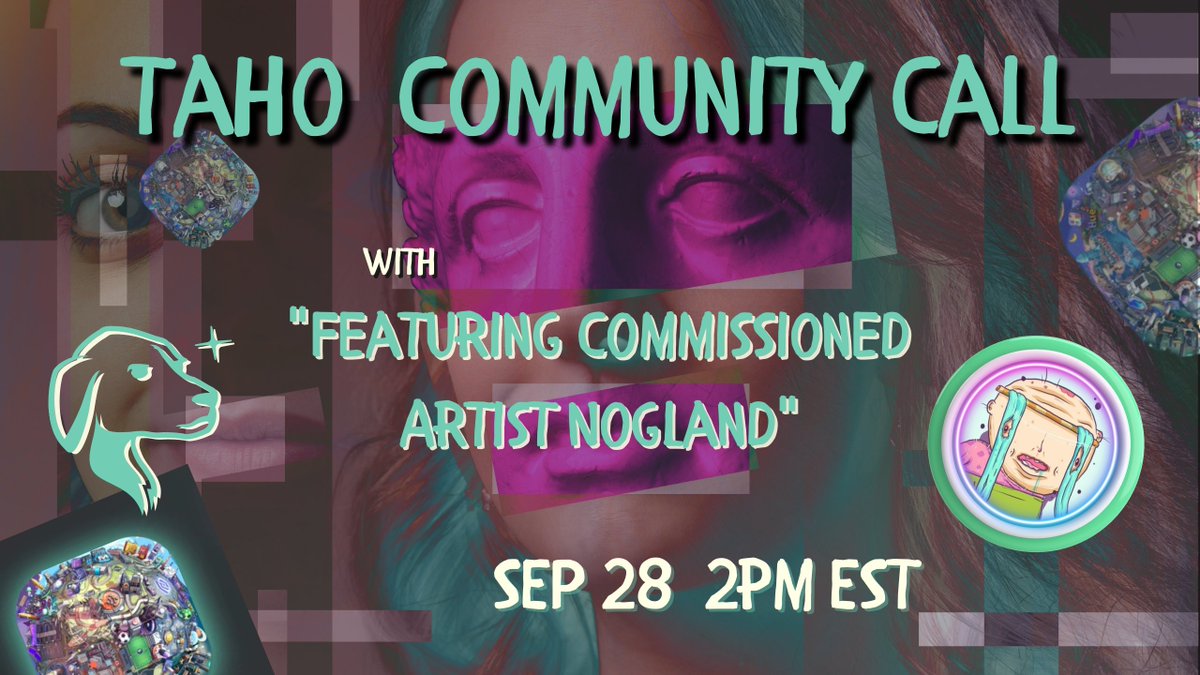 taho_xyz's tweet image. Today at 2PM ET, we have an artist in the house. 🧑‍🎨

We're so excited to have @NoglandG on our Community Call! 🎨 

Nogland created the NFTs for our recent partnership with @AcrossProtocol 🤩

Tune in at chat.taho.xyz ✨