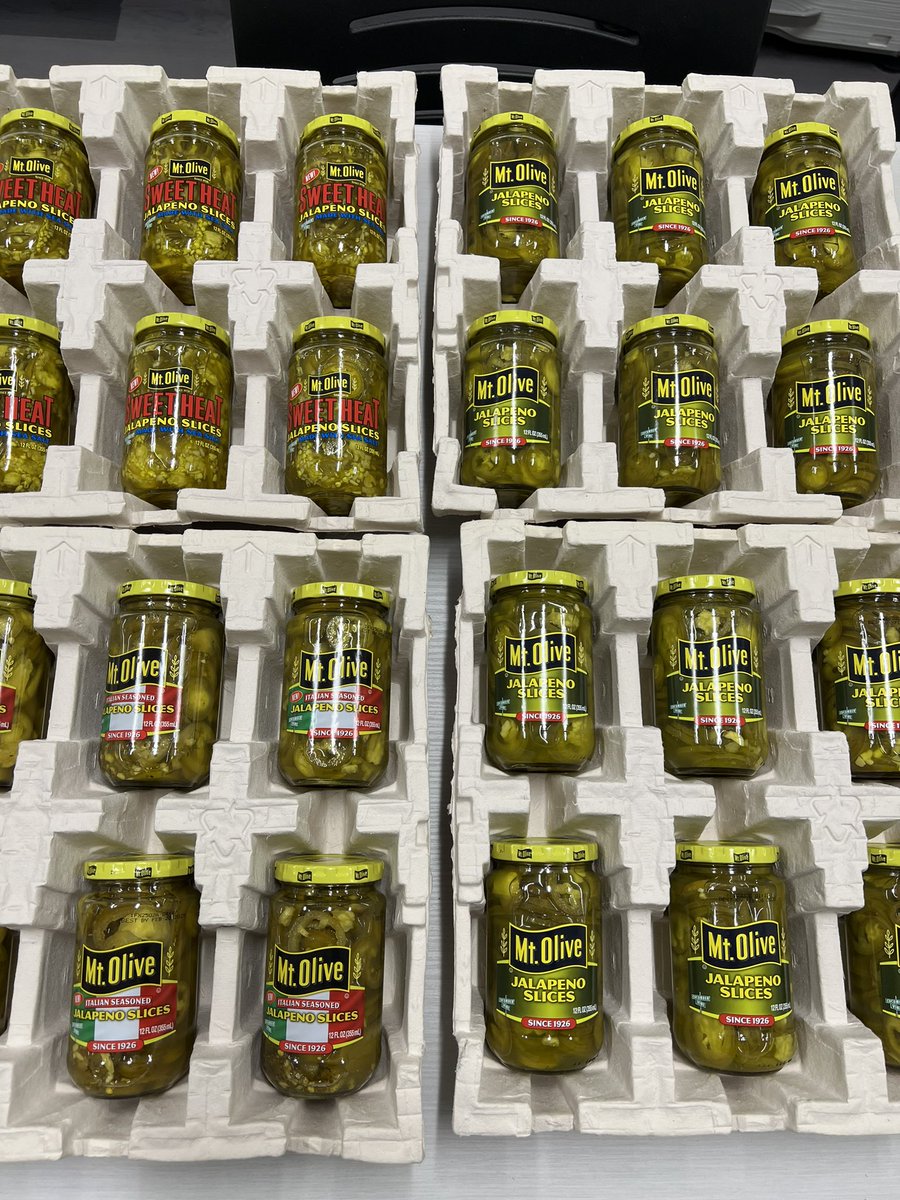 Here at <a href="/MSU_Hockey/">Michigan State Hockey</a> were <a href="/MtOlivePickles/">Mt. Olive Pickles</a> guys! Thanks again! #DoughGuy