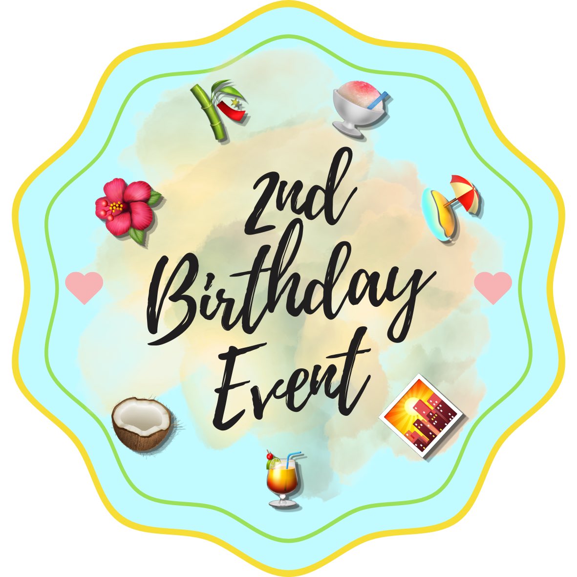 pixel_cove's tweet photo. Join us for Pixel Cove's 2nd Birthday Event! We are hosting multiple games all weekend long 🌺🎋🍧🏖️🥥🍹🌇 More details can be found in our server! https://t.co/qA2yE8uXq3